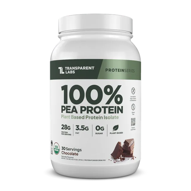 Transparent Labs 100% Pea Protein Isolate