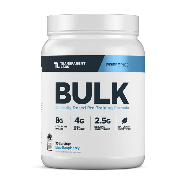 Transparent Labs BULK Pre-Workout